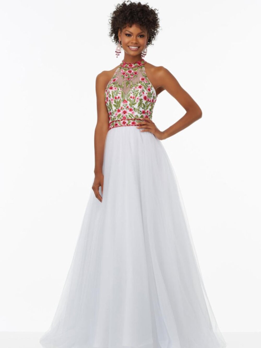 Morilee White Prom Dress
